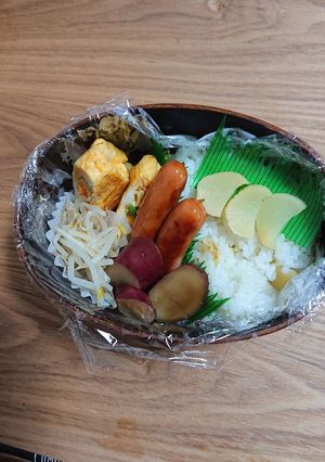 旦那様お弁当。4月3日。-レシピのメイン写真