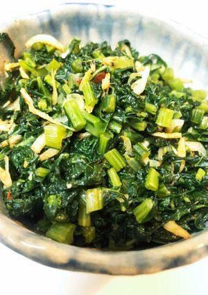 カブの葉っぱの炒め物-レシピのメイン写真