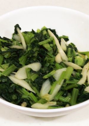 大根菜で料理その① ナムル風-レシピのメイン写真