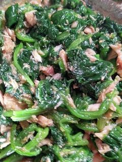 ほうれん草のツナ胡麻和え-レシピのメイン写真