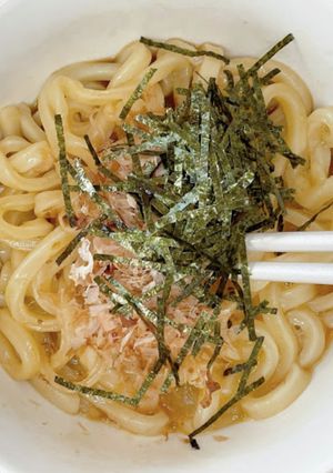 5分でできるプチッと釜玉冷凍うどん-レシピのメイン写真
