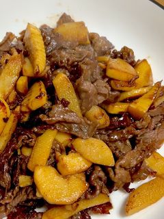 タケノコと牛肉の甘辛炒め-レシピのメイン写真