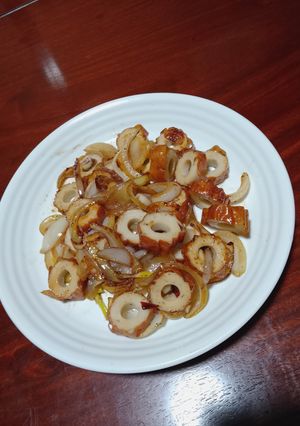 あごちくわと玉ねぎの炒め物-レシピのメイン写真