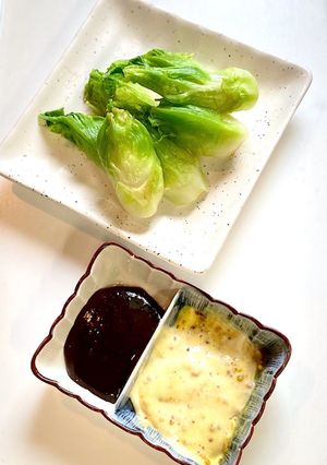 祝蕾（子持ち高菜）の塩茹で-レシピのメイン写真