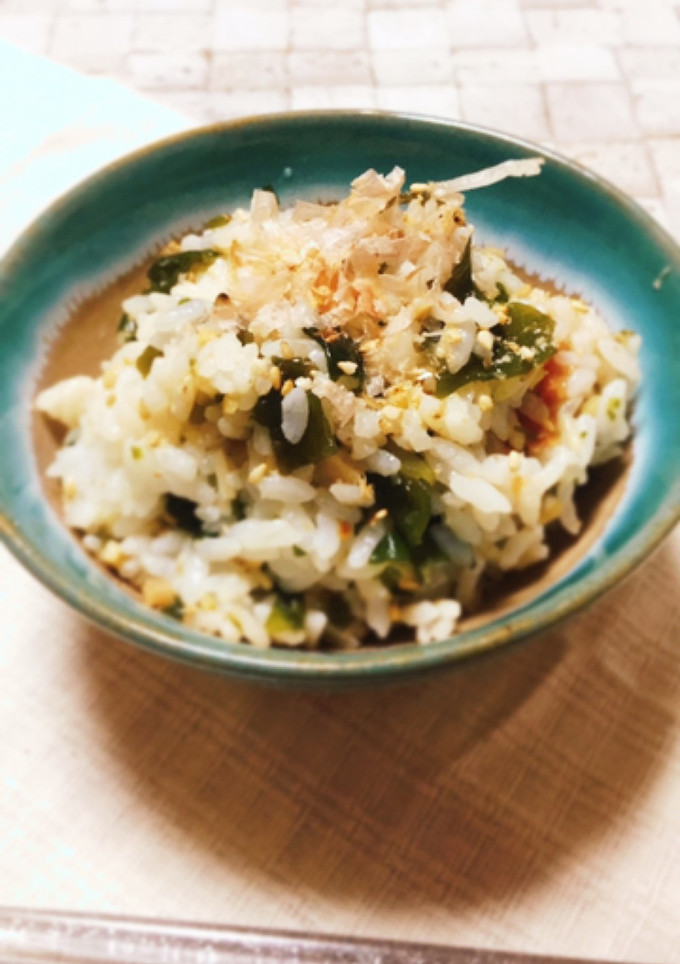 炊き込まないわかめご飯-レシピのメイン写真