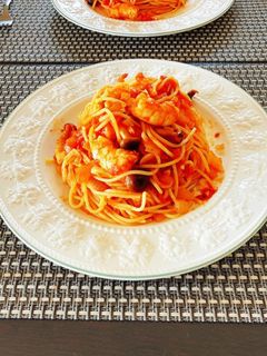 特製えびのトマトソースパスタ♡-レシピのメイン写真
