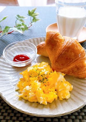 洗い物なし★超時短スクランブルエッグ-レシピのメイン写真