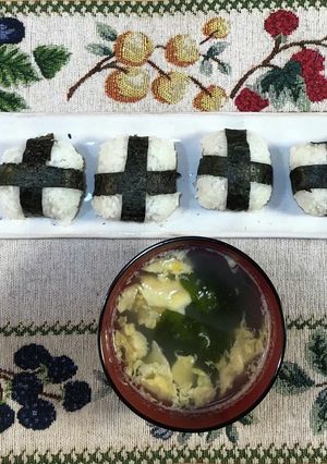 イースターのホットクロスお結び-レシピのメイン写真