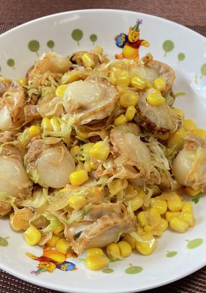 ホタテ&コーンのバター醤油煮!(^^)!-レシピのメイン写真