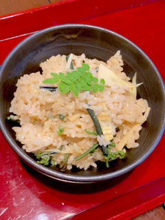 簡単美味しい彩り筍炊き込み混ぜご飯-レシピのメイン写真