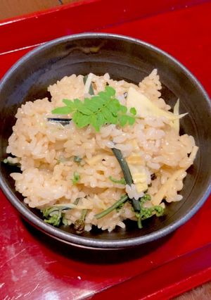 簡単美味しい彩り筍炊き込み混ぜご飯-レシピのメイン写真