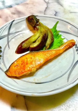No2813日曜の朝の甘塩焼き鮭-レシピのメイン写真