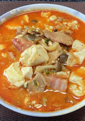 野菜たっぷりチゲ豆腐!(^^)!-レシピのメイン写真