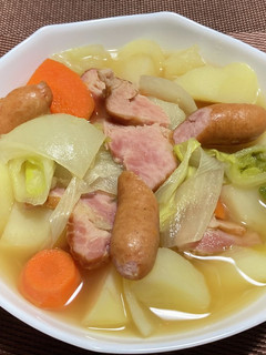 コンソメ白菜ポトフ!(^^)!-レシピのメイン写真