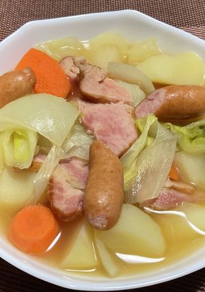 コンソメ白菜ポトフ!(^^)!-レシピのメイン写真