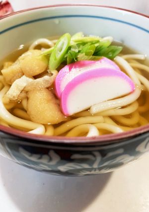 ゆかりのイブクロ　　きつねうどん-レシピのメイン写真