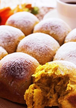 ふんわり美味しい♪カボチャのちぎりパン-レシピのメイン写真