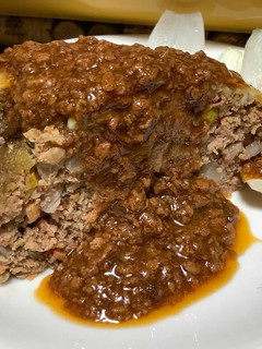 焼き新玉ねぎ&イタリアンミートローフ♪-レシピのメイン写真