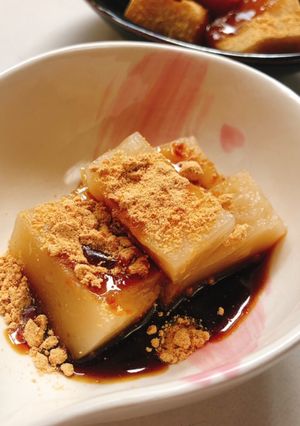 ほうじ茶わらびもち-レシピのメイン写真