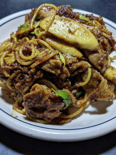 フィッシュソーセージスパゲティカレー風味-レシピのメイン写真
