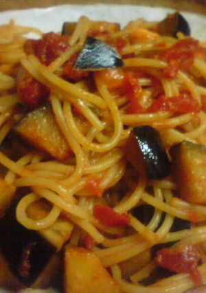 チーズがとろける☆トマトと茄子のパスタ-レシピのメイン写真