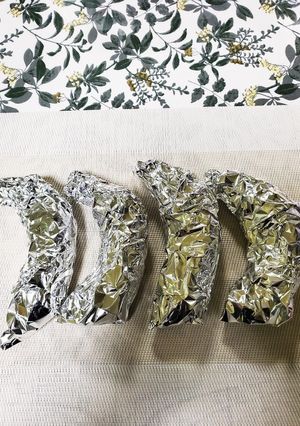 バナナの保存はアルミホイルがベスト-レシピのメイン写真