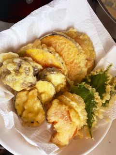 天麩羅〜南瓜.椎茸.茄子.大葉.帆立卵-レシピのメイン写真