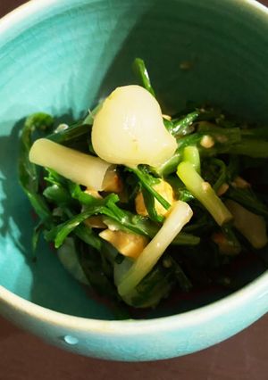 ノビルのナッツ味噌和え-レシピのメイン写真
