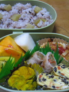 お弁当に♪かぼちゃミルク饅頭!-レシピのメイン写真