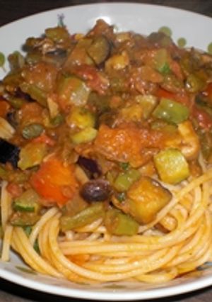 夏野菜のスパゲッティ・オルトラーナ-レシピのメイン写真