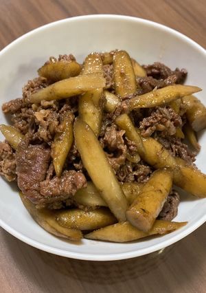牛ごぼう-レシピのメイン写真