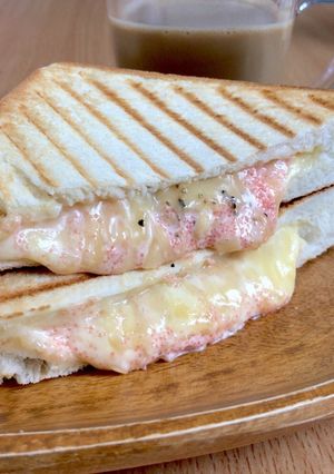 明太マヨチーズのホットサンド-レシピのメイン写真
