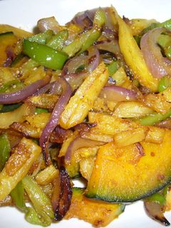 かぼちゃと野菜のカレー炒め-レシピのメイン写真