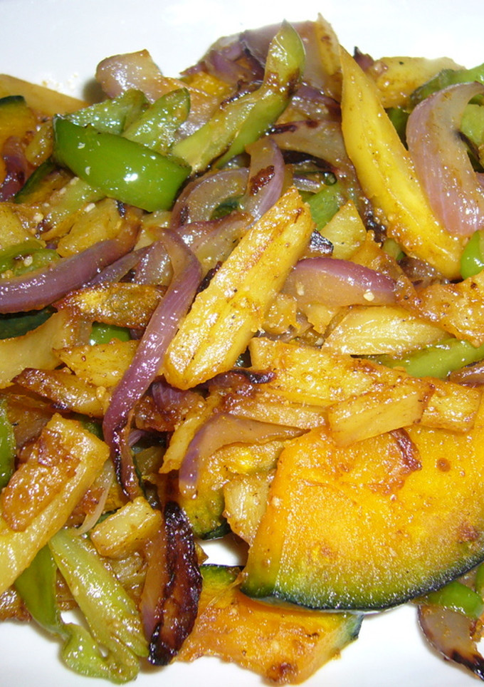 かぼちゃと野菜のカレー炒め-レシピのメイン写真