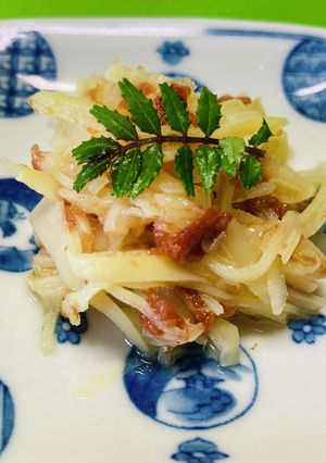 ＊筍の姫皮ではちみつ梅和え＊-レシピのメイン写真