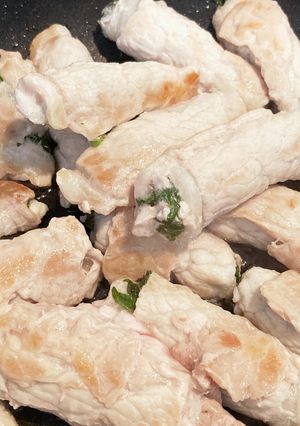 大葉豚ロース薄切り肉巻き焼き-レシピのメイン写真