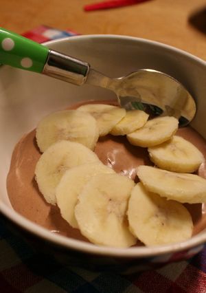我が家の定番チョコバナナムース-レシピのメイン写真