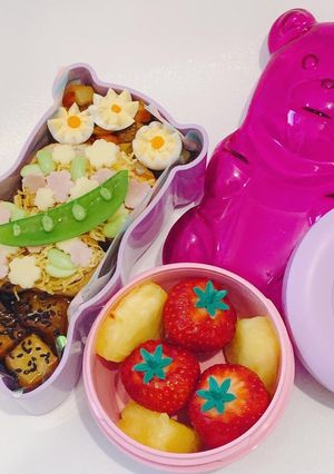 春の社会科見学 稲荷寿司お弁当 9歳 -レシピのメイン写真