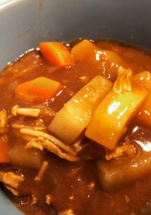 市販ルゥにちょい足し★我が家の和風カレー-レシピのメイン写真
