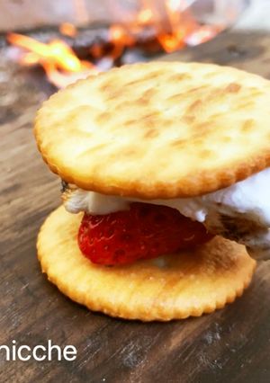 キャンプ飯♡いちごサモア-レシピのメイン写真