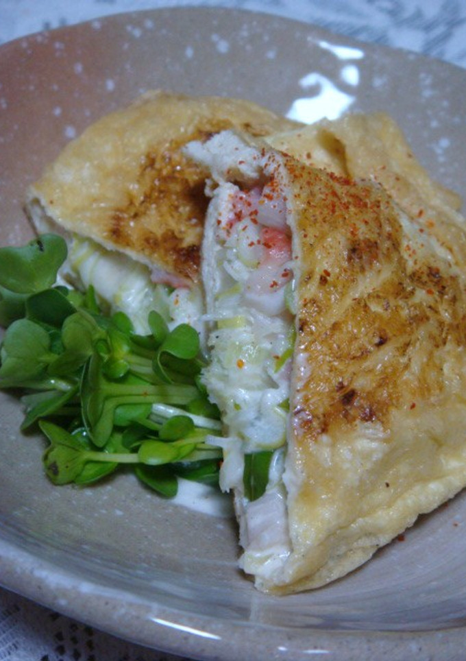 ■薄あげのねぎマヨ焼き■-レシピのメイン写真