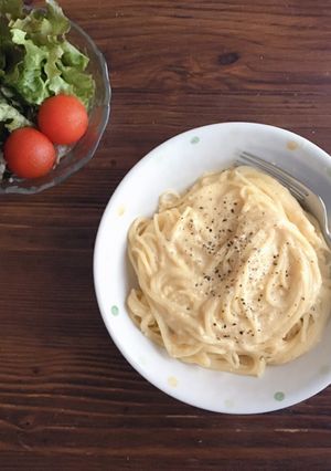 生クリームなし…濃厚♡わが家カルボナーラ-レシピのメイン写真