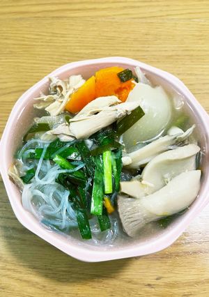 チキン丸ごと圧力鍋で春雨スープ-レシピのメイン写真