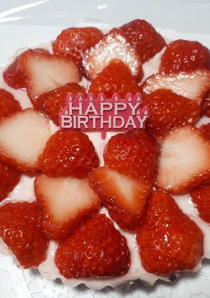 ストロベリーチーズケーキ三層-レシピのメイン写真