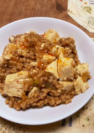 ドライ大豆ミートで麻婆豆腐-レシピのメイン写真