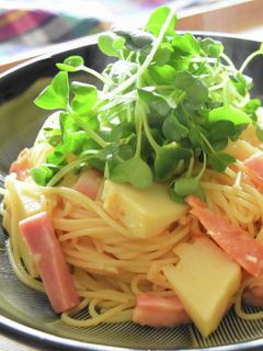 柚子胡椒風味、筍の和風ペペロンチーノ-レシピのメイン写真