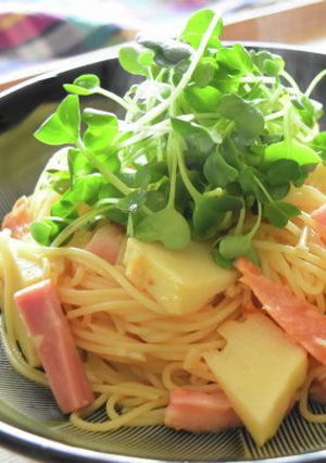 柚子胡椒風味、筍の和風ペペロンチーノ-レシピのメイン写真