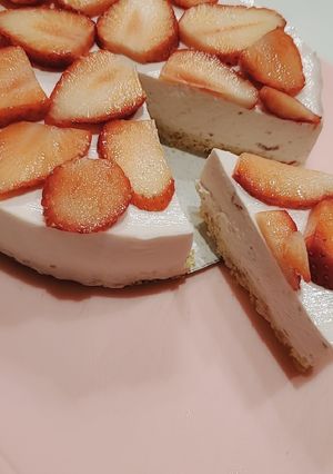 簡単フルーチェレアチーズケーキ☆-レシピのメイン写真