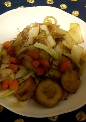甘～い！！さつまいもとキャベツの炒め物-レシピのメイン写真