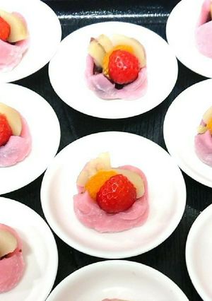 もち米で作るフルーツ大福-レシピのメイン写真